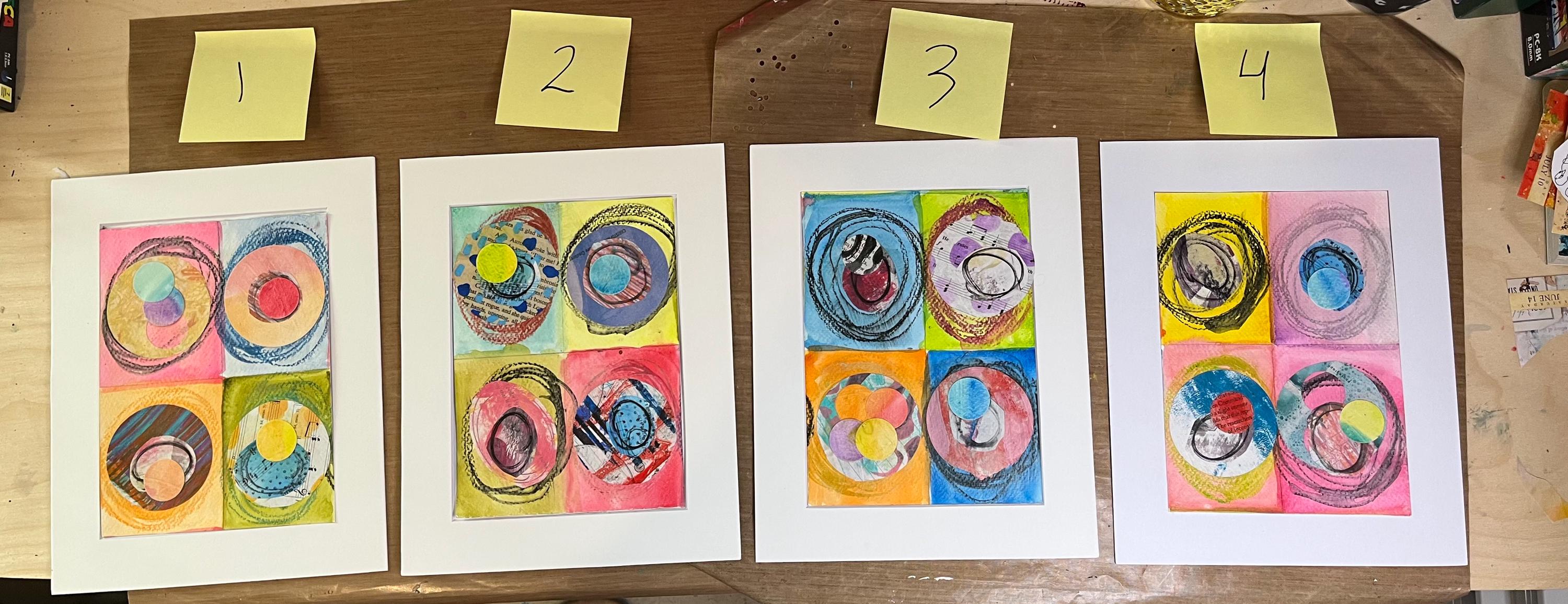 Mixed Media Abstract Art ready to frame