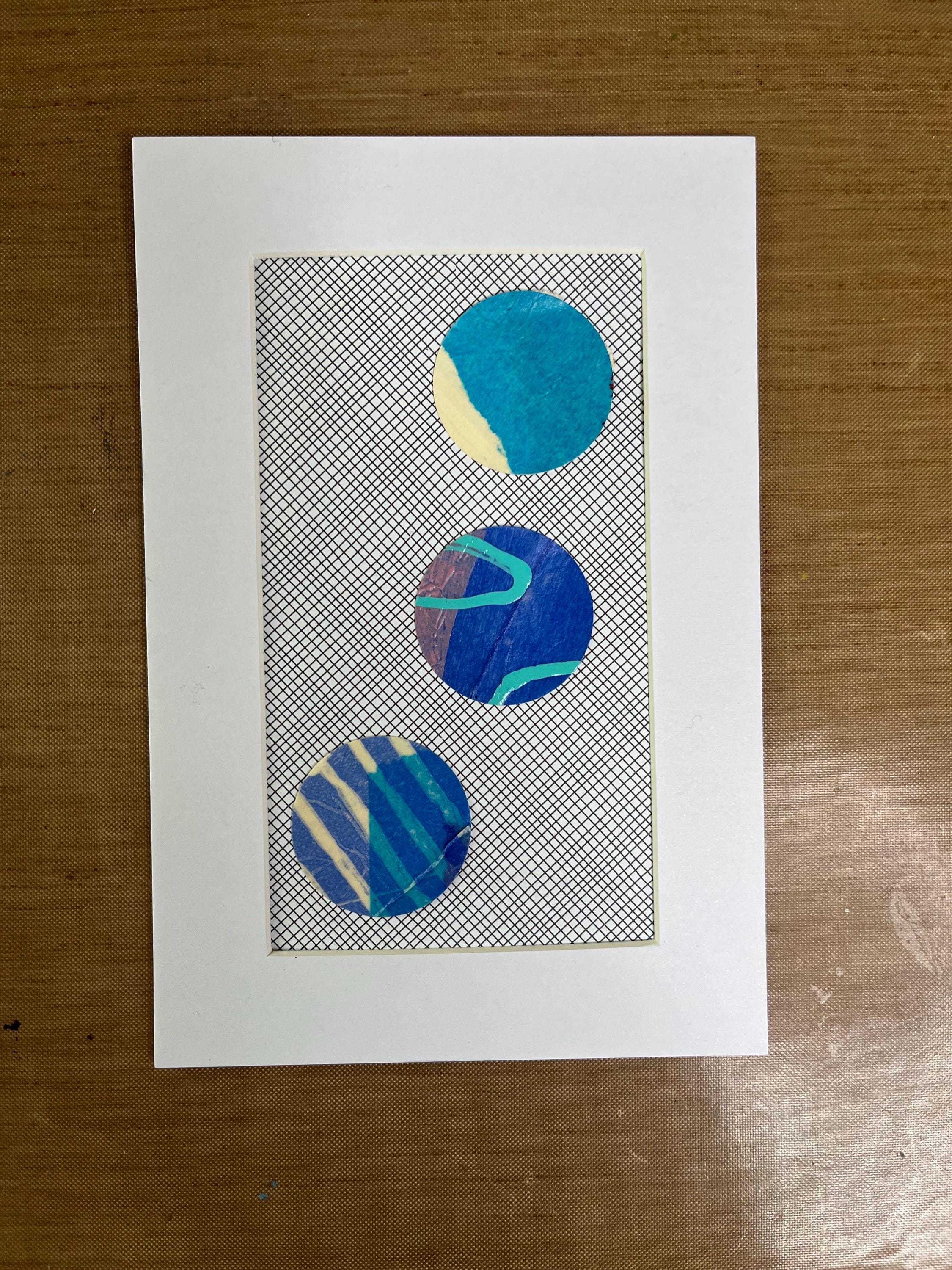 Small Circles Collage 4x6 ready to frame - Thumbnail 7