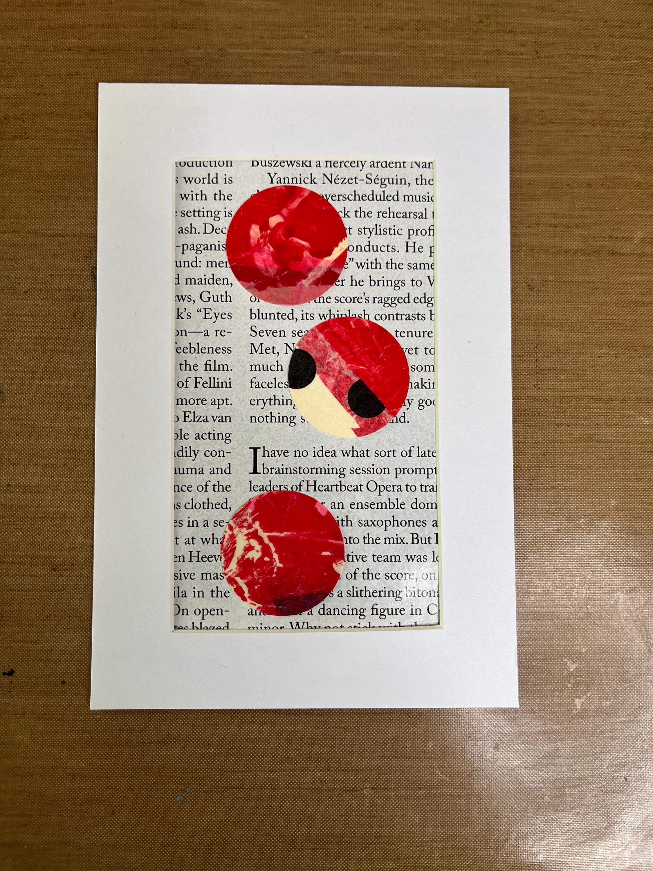 Small Circles Collage 4x6 ready to frame - Thumbnail 6