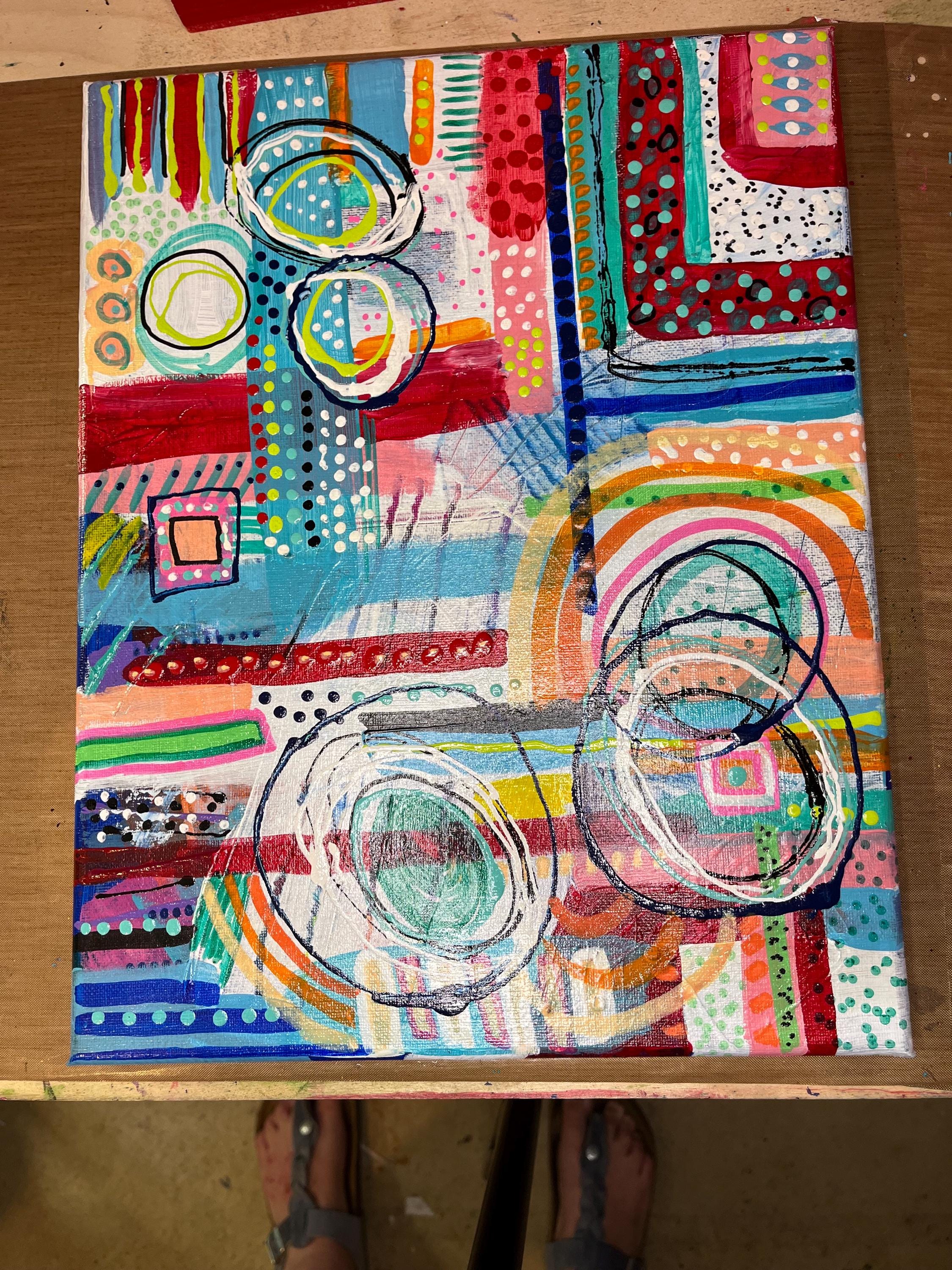 Painting: Crazy for Circles
