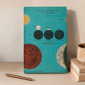 Eclipse of the Moon Journal: Vintage Astronomy Hardcover Notebook for Stargazers