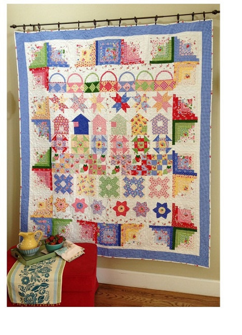 Berry Fun Row By Row Quilt PDF Etsy