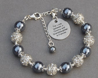 nanny granddaughter gift nanny granddaughter jewelry nanny etsy