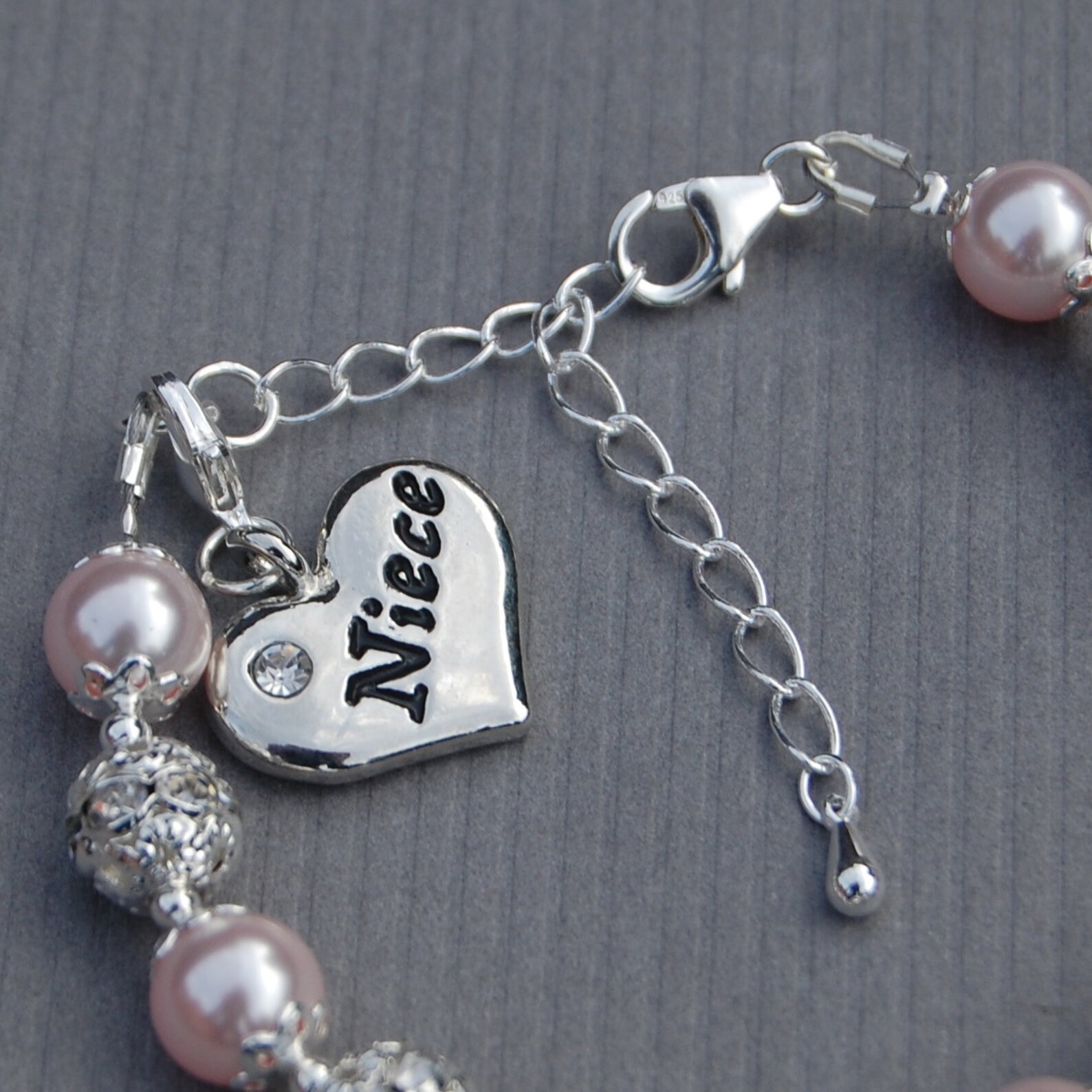 Gift for Niece Niece Charm Bracelet Niece Jewelry Niece and Etsy