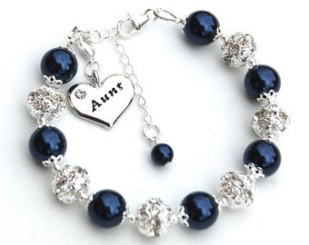 Aunt Gift, New Aunt Jewelry Bracelet, Gift for Aunty, Pregnancy Reveal, Aunt to Be Gift, Aunt Present, Promoted to Aunt