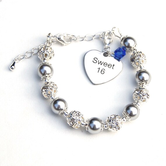 Sweet 16 Jewelry Sweet 16 Gift 16th Birthday Birthstone Etsy