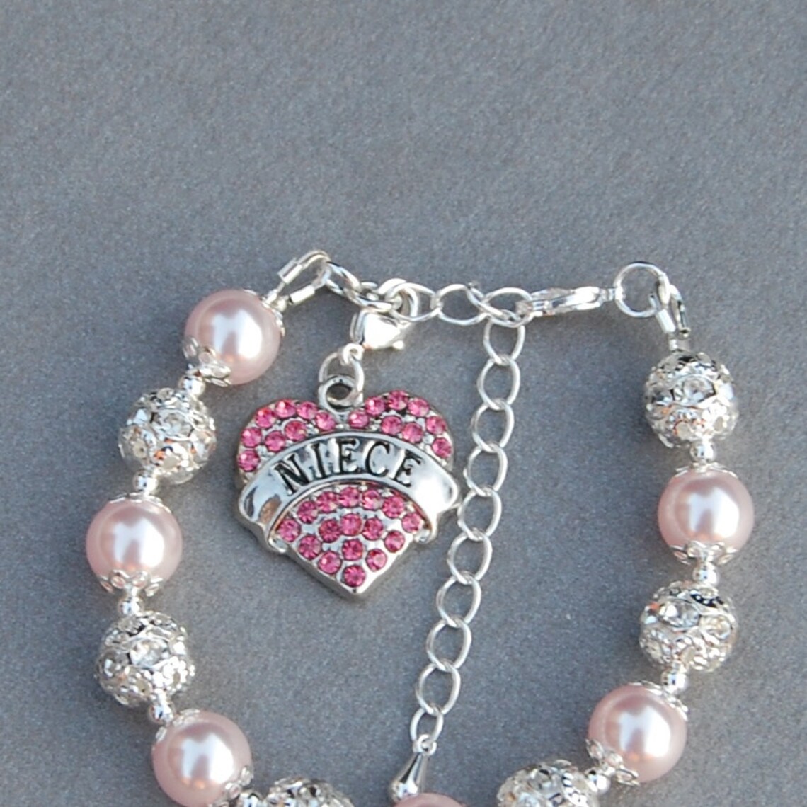 Niece Charm Bracelet Niece Birthday Niece and Aunt Gift Etsy