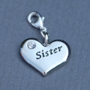 Sister Charm Bracelet, Sister Gift, Sister Jewellery, Sorority Sister Gift, Sister Love, Sister Present, Sister Birthday Gift, Best Sister image 3