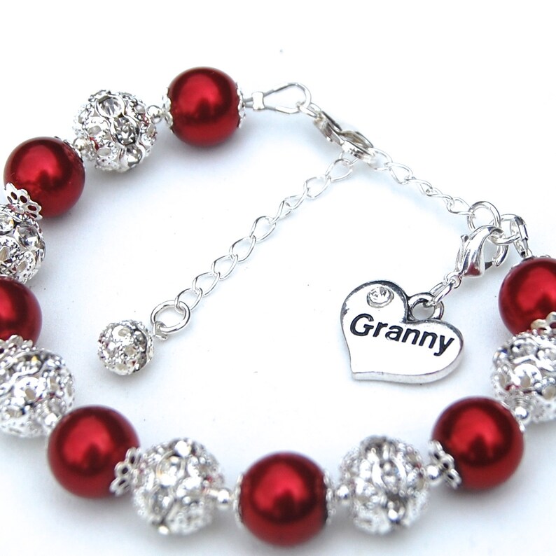 Granny Charm Bracelet Gift for Granny Granny Jewelry Etsy