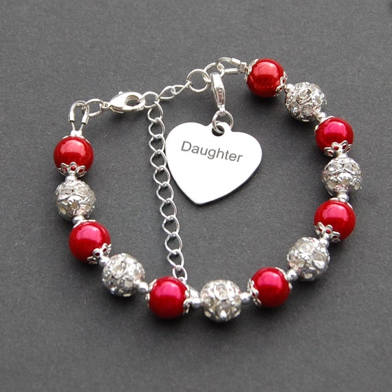 Daughter Gift Daughter Charm Bracelet Mother Daughter Etsy