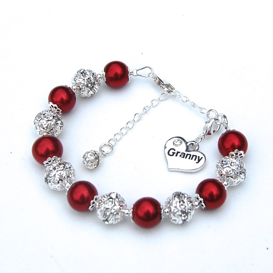 Granny Charm Bracelet Gift for Granny Granny Jewelry Etsy