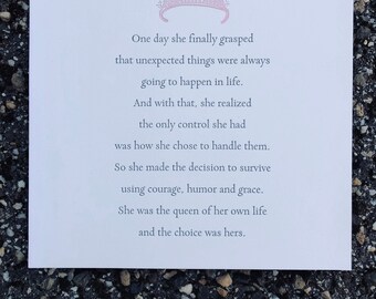 Koningin van haar eigen leven / Unframed