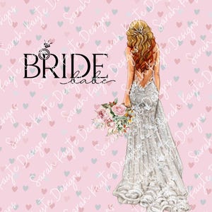 HUWELIJK: Bride Babe (Thuiskaart afdrukken)