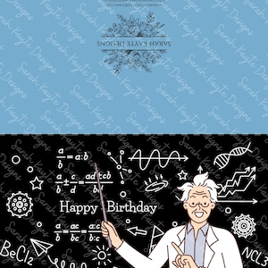 GEBURTSTAG: Professor (Print at Home Karte)