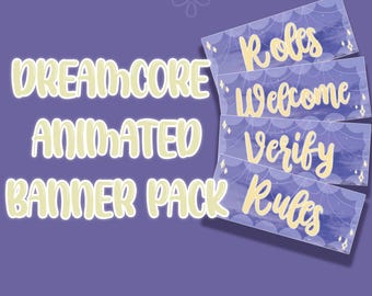Bannière animée serveur Discord - Dreamcore