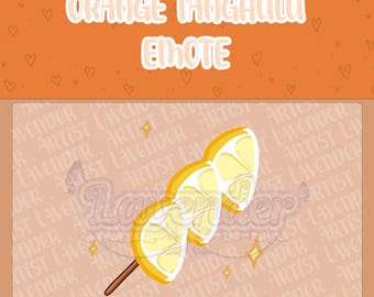 Emote/insigne tanghulu orange