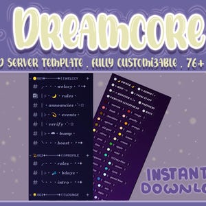DREAM CORE style Discord Server Template