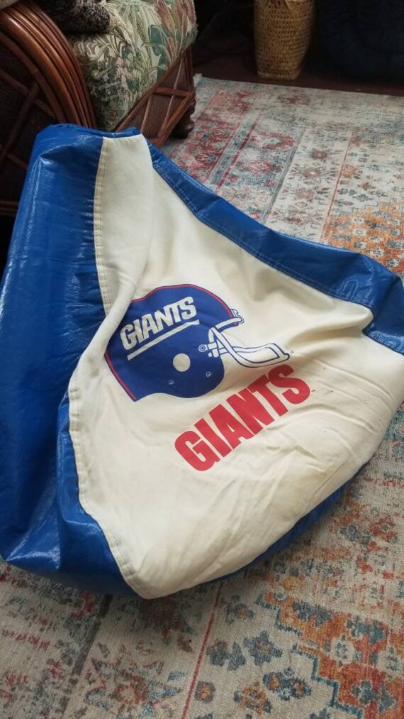 Vintage Ny Giants Child Size Bean Bag Chair Etsy