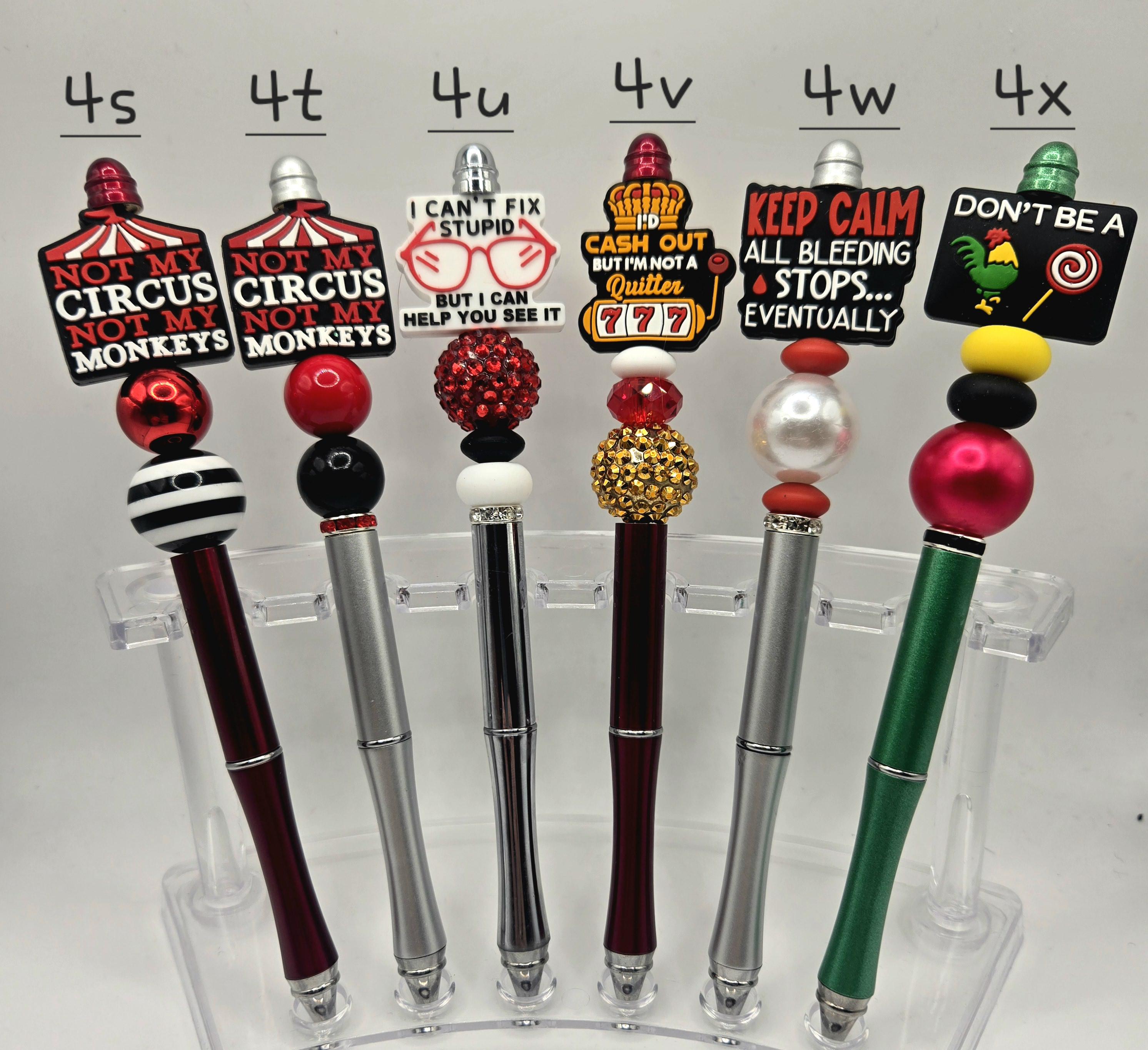 Sarcastic Funny Metal Beadable Pens #1