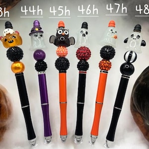 Halloween Themed Beaded Pen Beadable Pen #5
