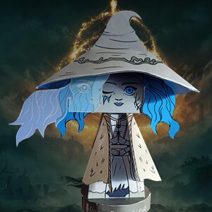Ranni the Witch Papercraft - Handmade 3D Paper Model, Decorative Art, Unique Gift for Fans & Collectors