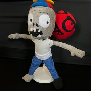plants vs zombies plush: CUSTOM BALLOON ZOMBIE