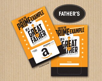 Porta carte regalo Amazon per la festa del papà: regalo di compleanno stampabile per papà (download digitale)