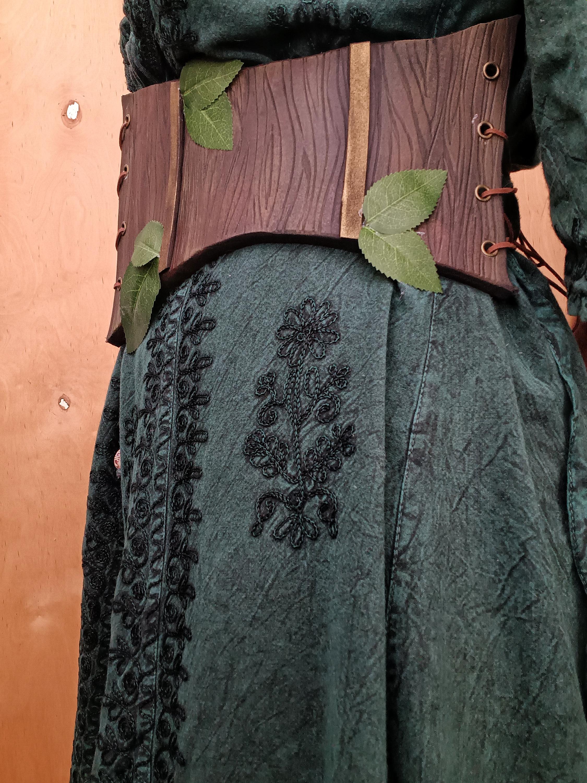 Druid Belt - Wooden Armor Belt- Cosplay, LARP, Ren Faire - Etsy