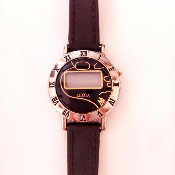Rare Vintage Gioia Magazine Women's LCD Wristwatch