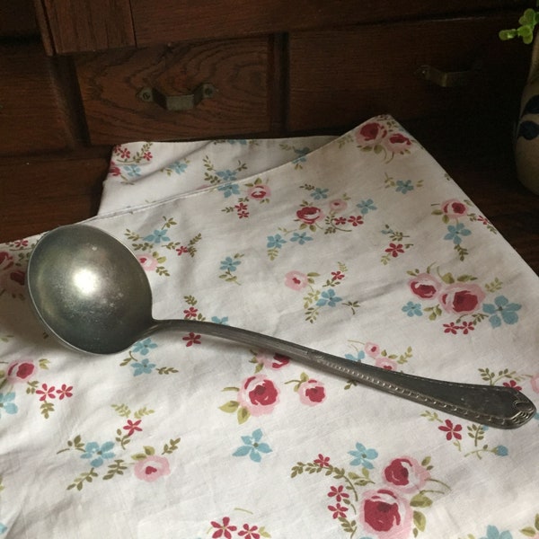 Old Long Handle Aluminum Soup Ladle for Deep Kettle Made in Germany