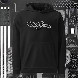 Chester Bennington Embroidered Autographed Adidas fleece hoodie