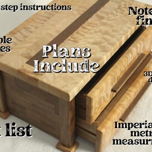 Jewelry Box Woodworking Plans: Pieced Together Box Tutorial (PDF ...