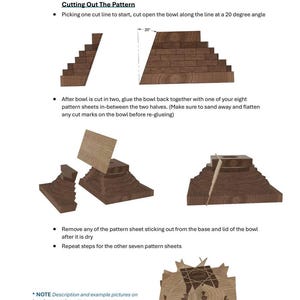 Geometric Patterned Bowl Woodturning Plans: DIY Woodworker Gift (PDF Download) image 3