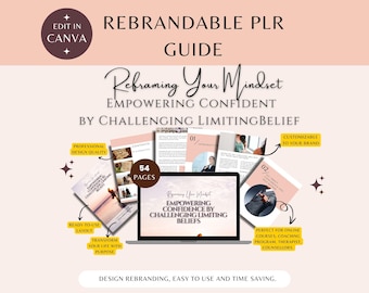 Rebrandable Mindset Ebook: Confidence Coach Workbook (54 Pages)