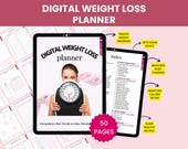 Digital Weight Loss Planner: Fitness, Meal & Workout Tracker (PDF)