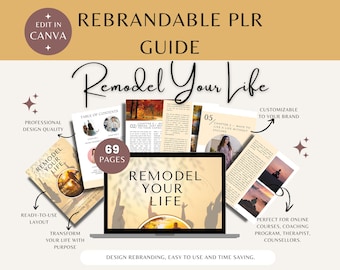 Customize eBook | Remodel Your Life | Done For You Coaching Program for Life Coaches, Healing Coaches, Spiritual Coach, Meditation Coach