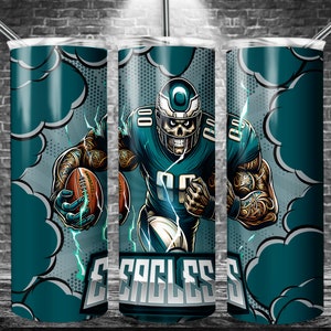 Eagle 20oz Skinny Tumbler Sublimation Designs, Sport Team For Straight Wrap Png, Digital Download PNG