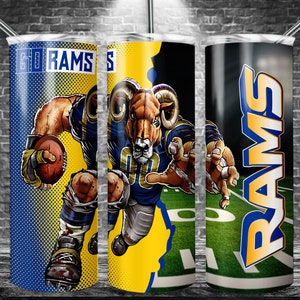Ram 20oz mager tuimelaar sublimatie ontwerpen, sportteam voor rechte wrap png, digitale download PNG