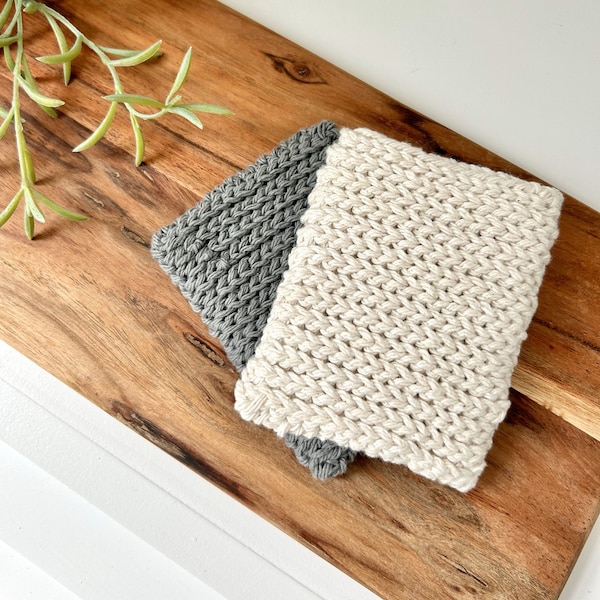 Sustainable Cotton Kitchen Sponge Reuseable Crochet Natural Dish Cloth Zero Waste Machine Washable Sponge Eco friendly Scrubbing