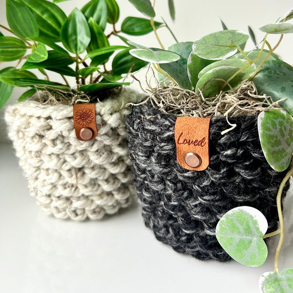 Crochet Cozy Faux Plant Best Mom Gift Loved Teacher Appreciation Desk Decor Handmade Friend Gift Mother Day Plant Cozy