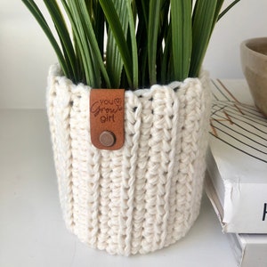 Cadeau d'encouragement pour amateur de plantes, fille confortable au crochet pour fille ou ami, cadeau d'anniversaire pour elle image 2