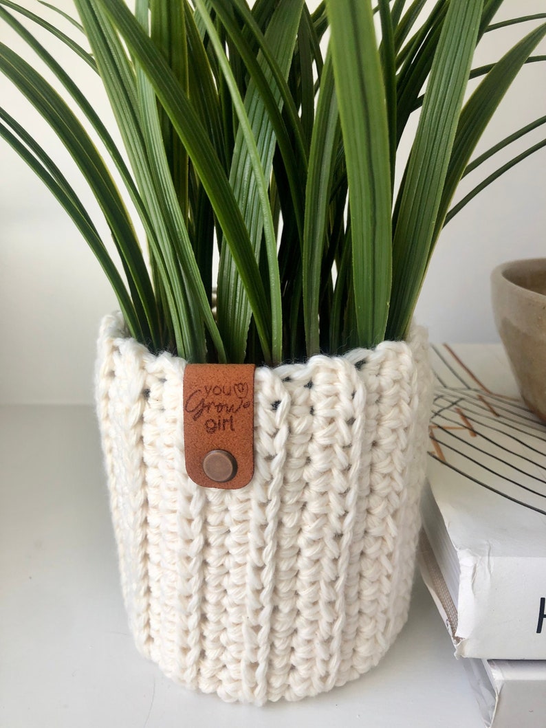 Cadeau d'encouragement pour amateur de plantes, fille confortable au crochet pour fille ou ami, cadeau d'anniversaire pour elle image 2