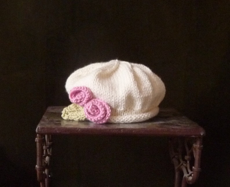 Infant Rosette Beret Baby Newborn Photo Prop Easter - Etsy