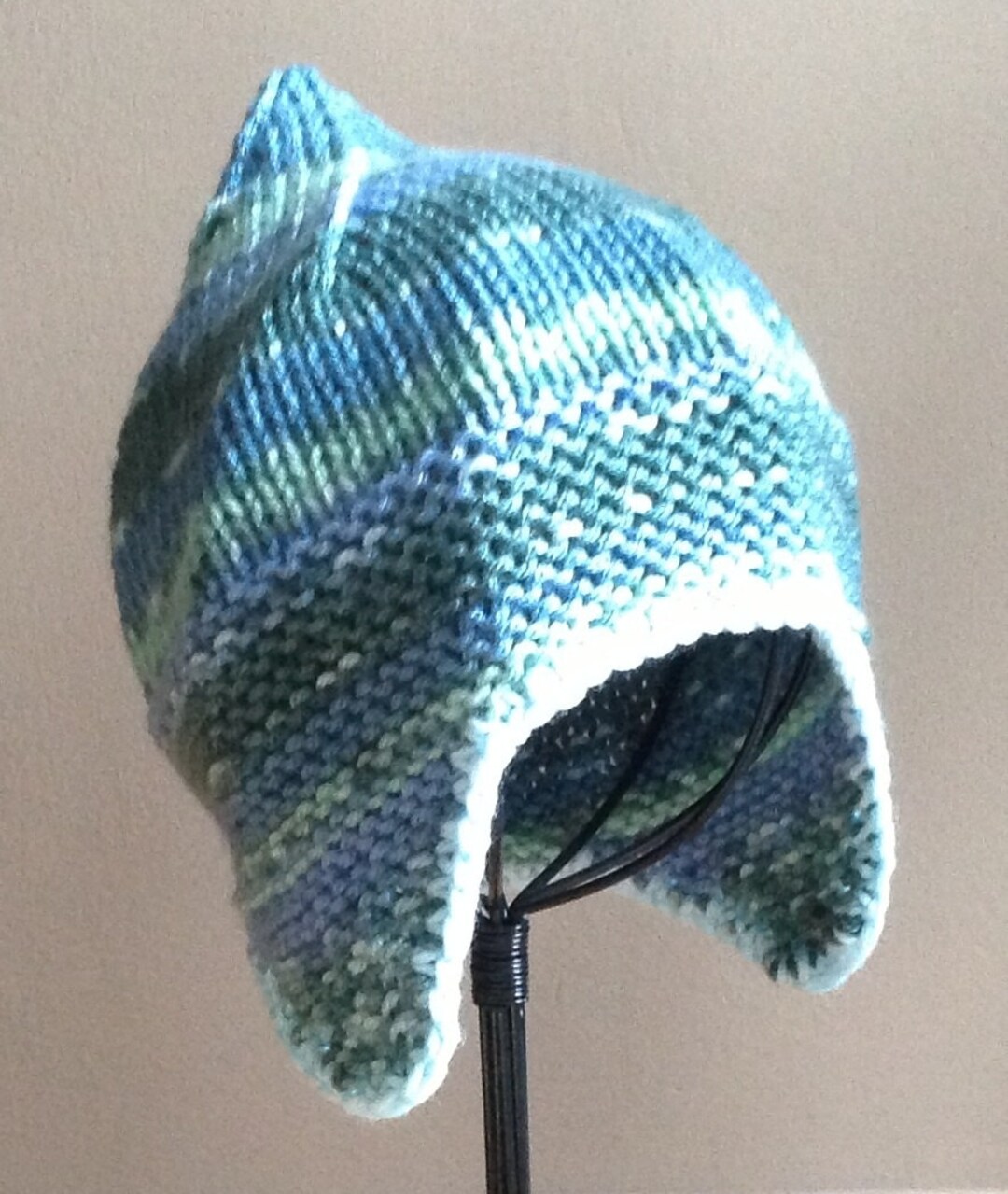 blue chullo hat