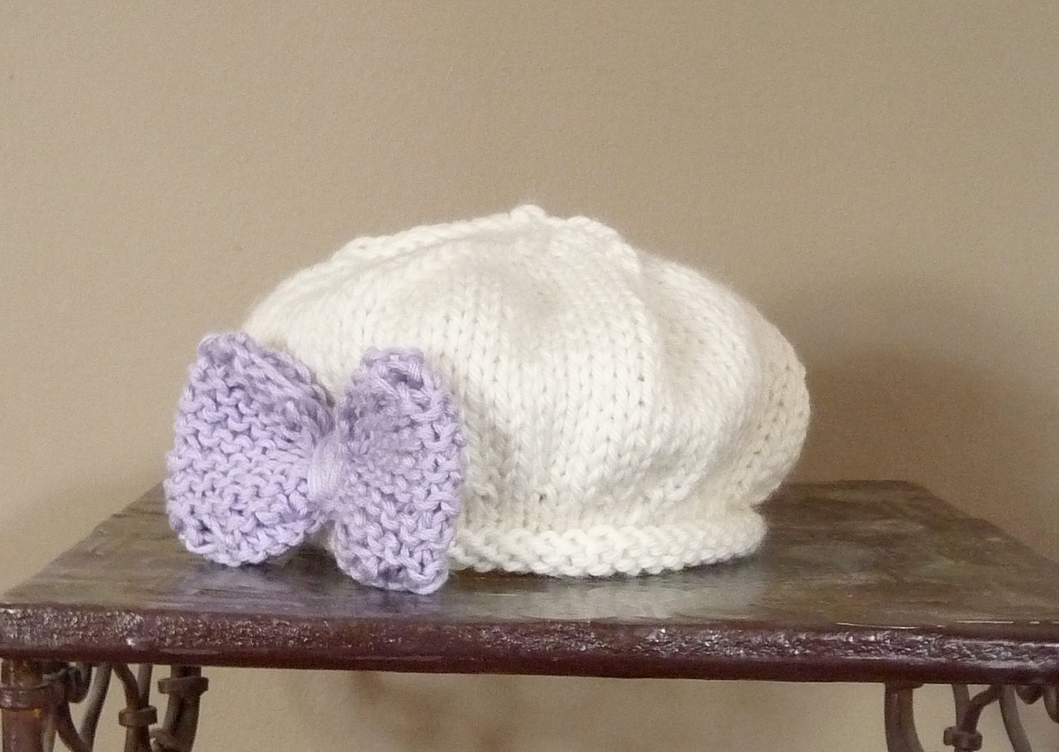 Infant Rosette Beret Baby Newborn Photo Prop Easter - Etsy