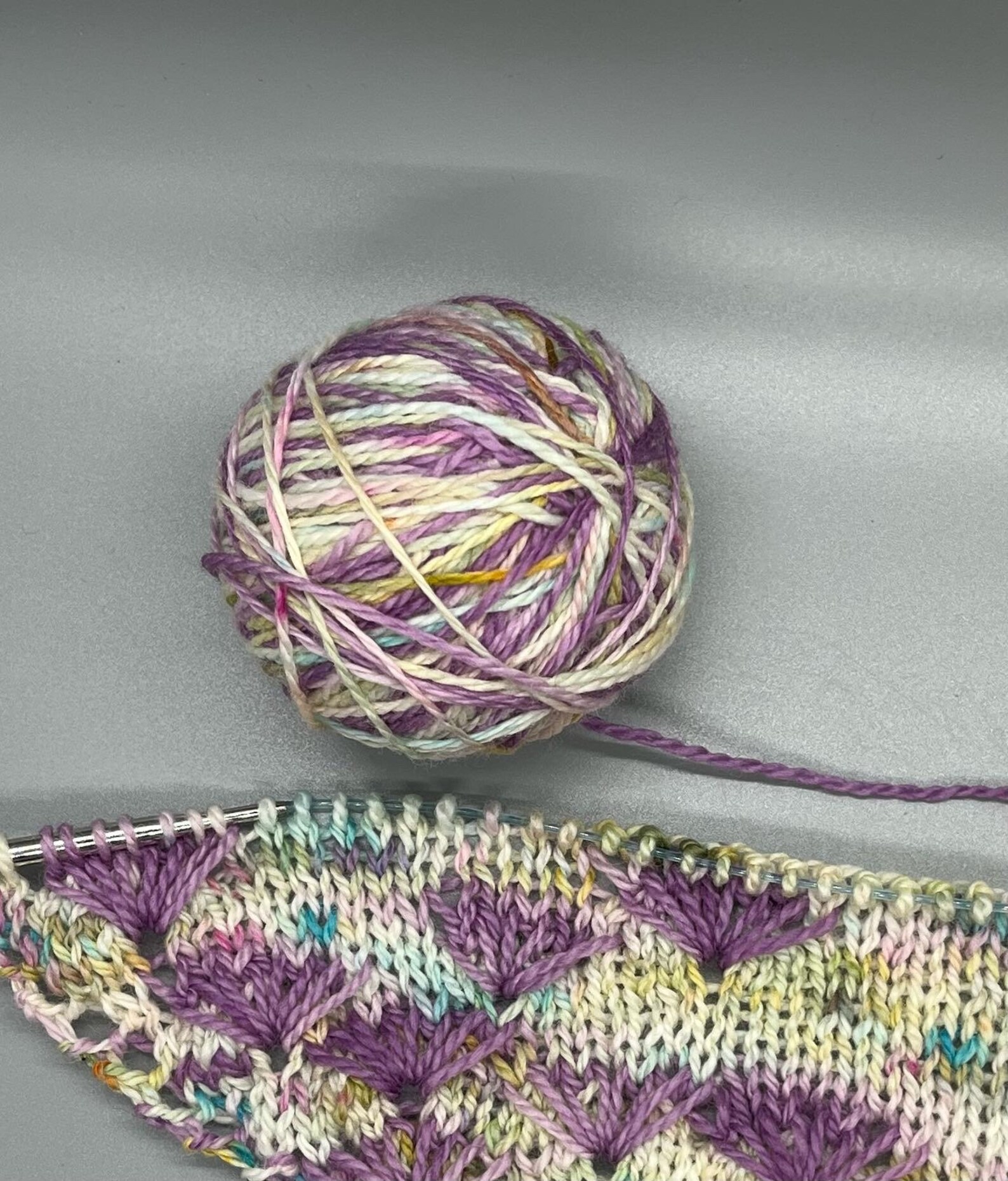 Hand Dyed Assigned Pooling Yarn Lotus Flower Garden Colorway Etsy
