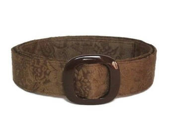 Plissé Copenhagen - River Suede Belt 70-820-669 - Dark Brown main image 0
