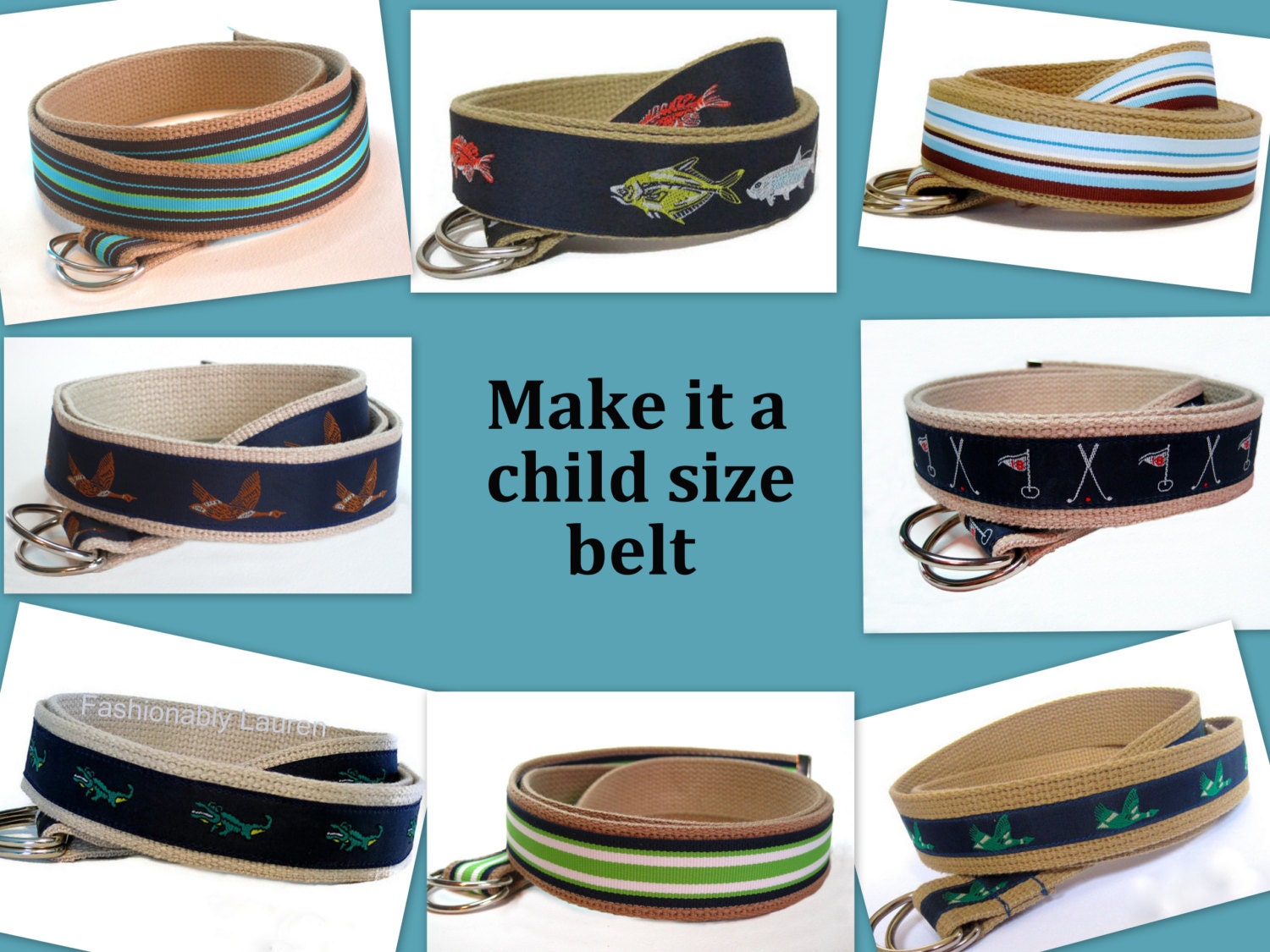 Khaki Belt for Boys Girls Toddlers / Canvas Belt Dring Belt Etsy
