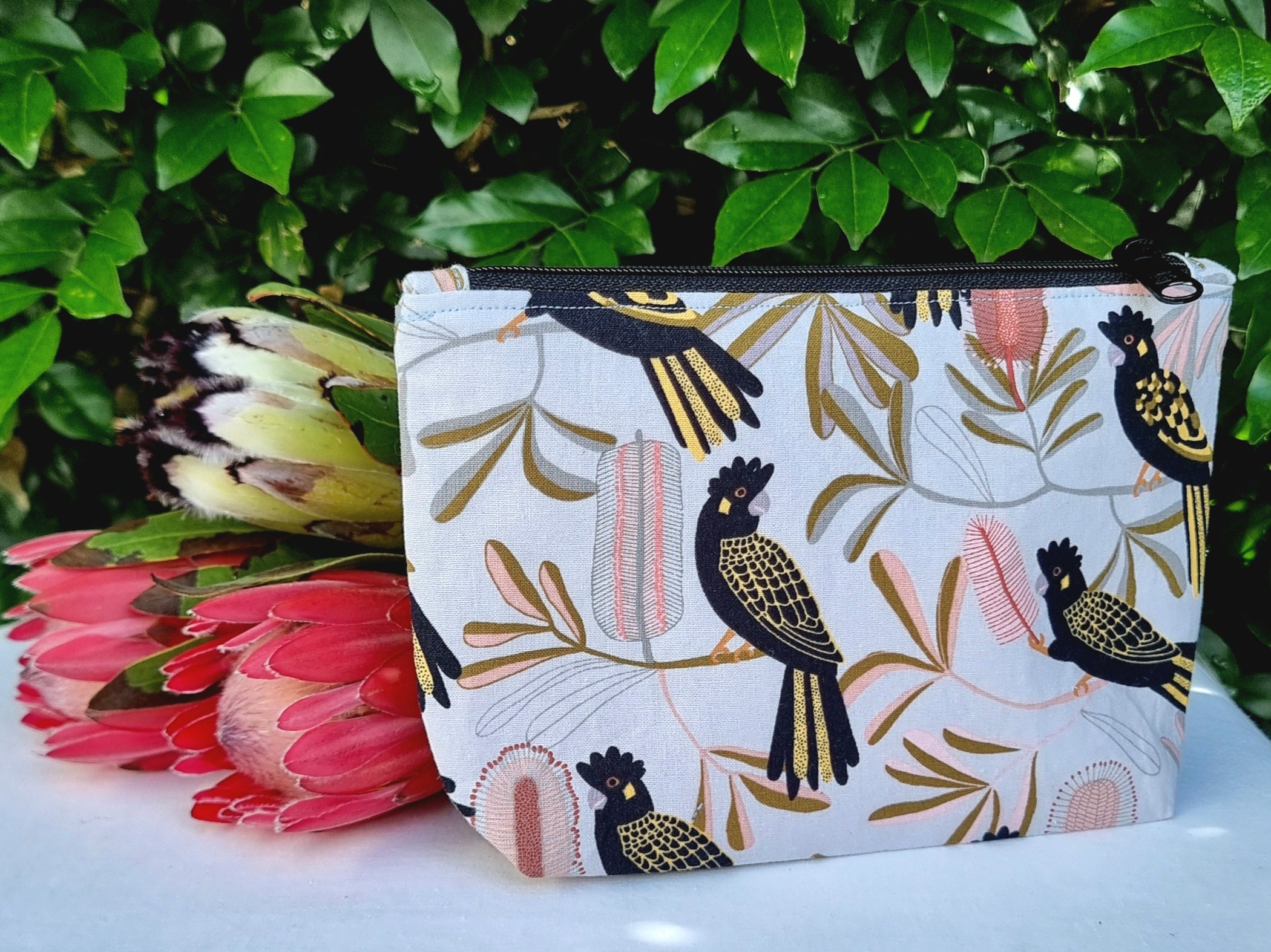 Cosmetic Bag With Birds Australia
