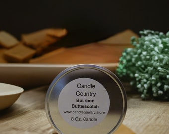 Bourbon Butterscotch Scented Candle